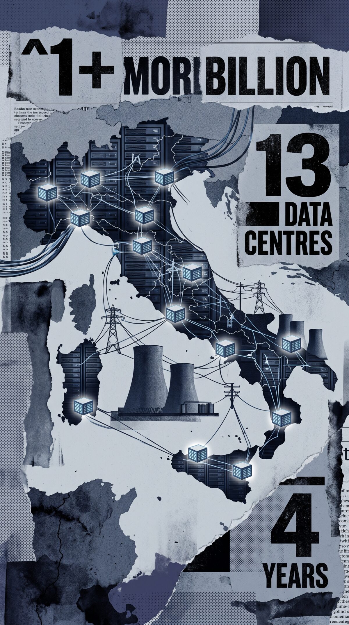 Η Ιταλία βάζει €1 δισ. στο νέο στοίχημα των data centers