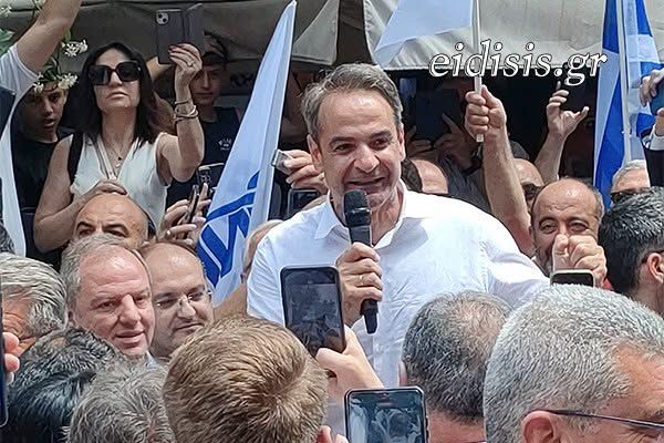 Μητσοτάκης από Νέο Αγιονέρι: «40άρια είχαμε, 40άρια θέλουμε» – Ζήτησε αυτοδυναμία και συστράτευση