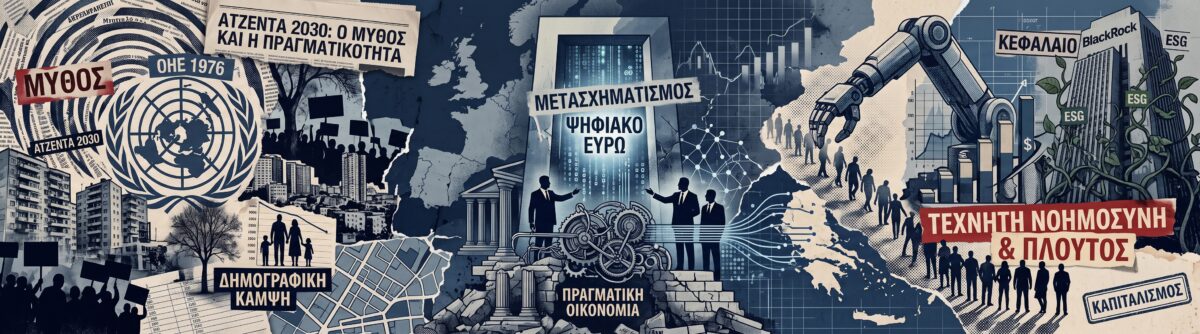 Ο μύθος της ατζέντας 2030, το ψηφιακό ευρώ και η πραγματική οικονομία