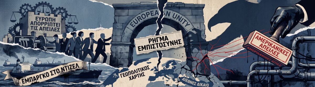 Ρήγμα εμπιστοσύνης – Η Ευρώπη απορρίπτει τις αμερικανικές απειλές για το εμπάργκο στο ντίζελ