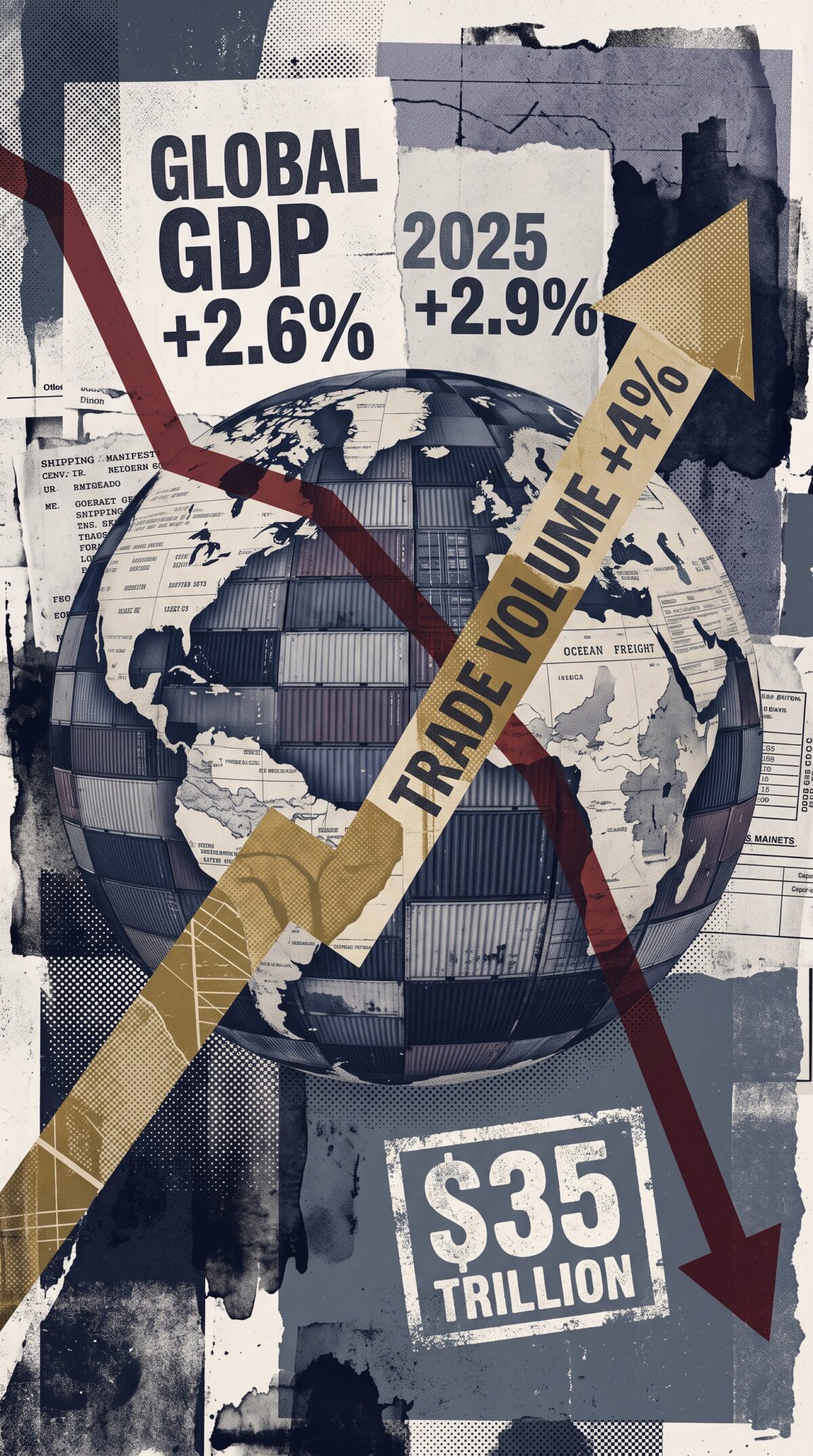 Το παγκόσμιο εμπόριο μεγαλώνει, αλλά η οικονομία μικραίνει
